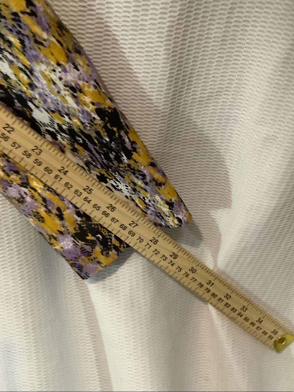 Kasper Yellow, Purple & Black Abstract Open-Front Jacket - Picture 9 of 13